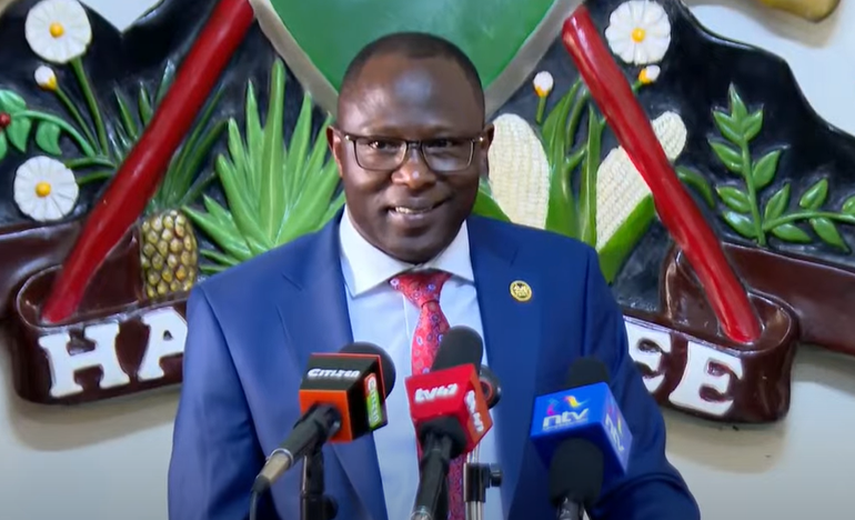 Chairperson of the Independent Electoral and Boundaries Commission (IEBC) Erastus Edung Ethekon