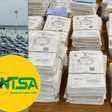 Photo collage of imported motor vehicles and NTSA logbooks