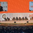 Presidential panel at the IATF 2025: Kenya's Deputy President Kithure Kindiki is seen on the extreme left