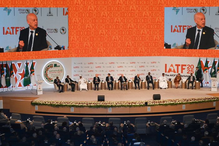 Presidential panel at the IATF 2025: Kenya's Deputy President Kithure Kindiki is seen on the extreme left