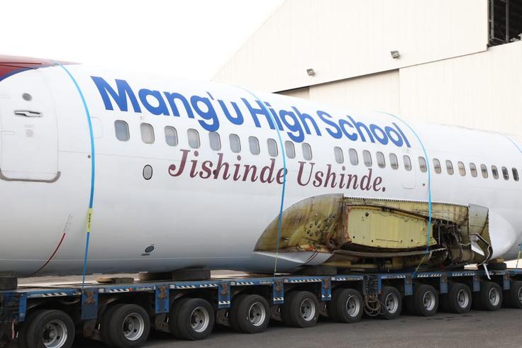 Here’s what you need to know about plane donated by Kenya Airways to Mang'u High School
