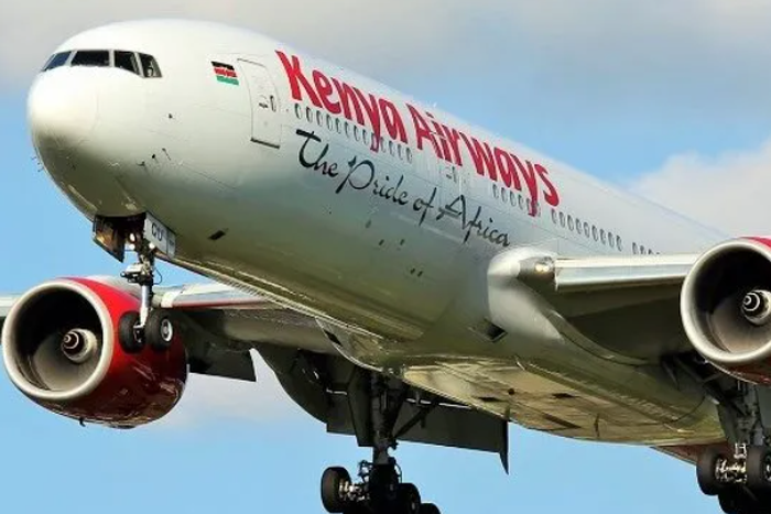 File image of a Kenya Airways plane