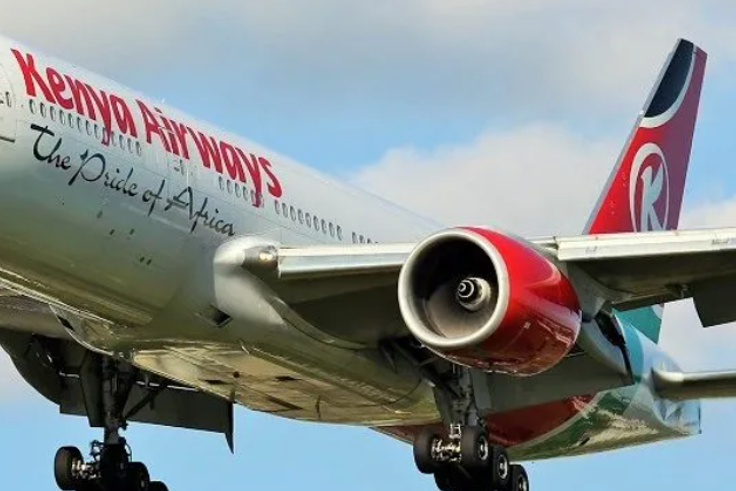 File image of a Kenya Airways plane