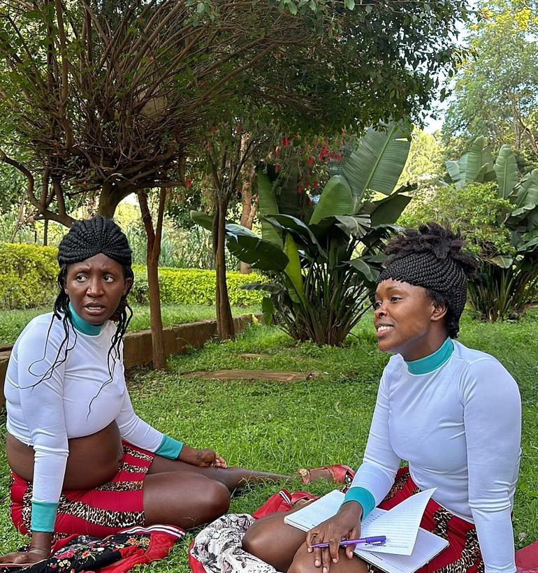 Kenyan comedians and content creators Awinja and Mammito ranked by Meta amongst the top earning personalities (Image: Facebook)