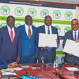 IEBC chairperson Erastus Ethekon with United Nations officials (Image: IEBC)