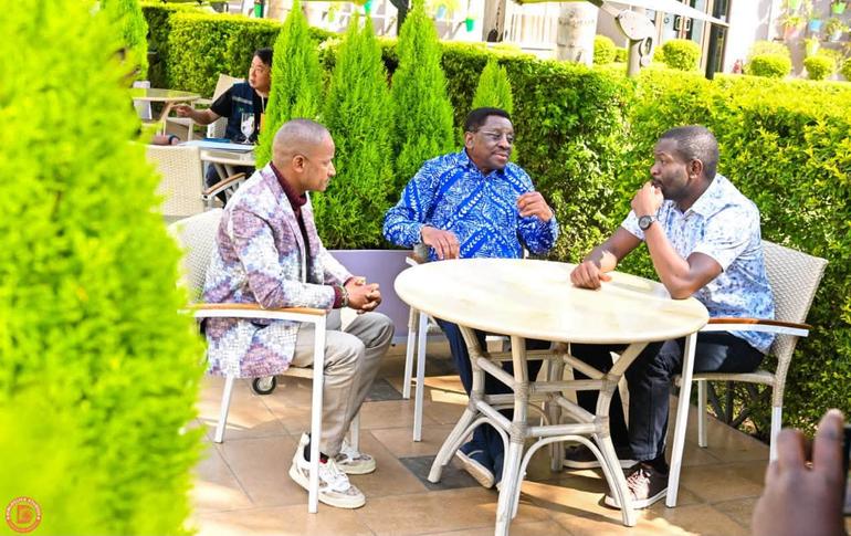 Babu Owino, James Orengo and Edwin Sifuna [Babu Owino/Facebook]