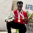 Kenyan freestyle skater Kevin Kiarie Ruhiu