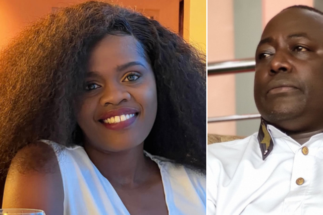 A collage of Betty Bayo and Pastor Victor Kanyari