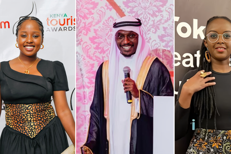 Kenyan content creators Anita Soina, Roy Kanyi and Valerie Keter