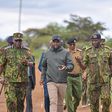 Interior CS Kipchumba Murkomen with top security chiefs led by IG Douglas Kanja tour Baringo County