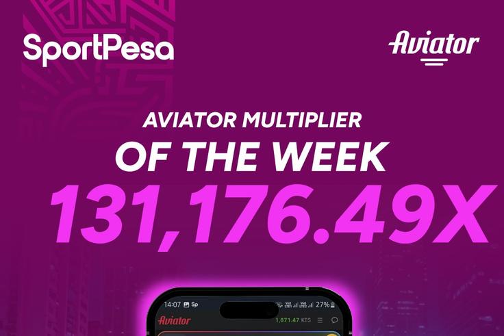 SportPesa Aviator multiplier of the week hits stunning 131,176.49x