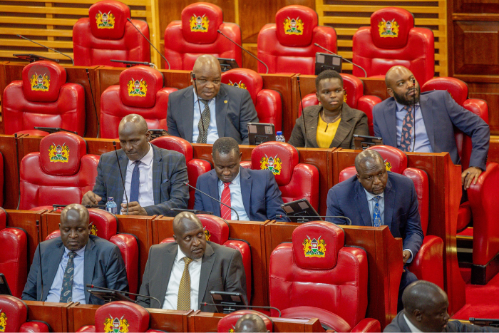 Members of Parliament at the National Assembly when the Public Participation Bill 2025 was passed