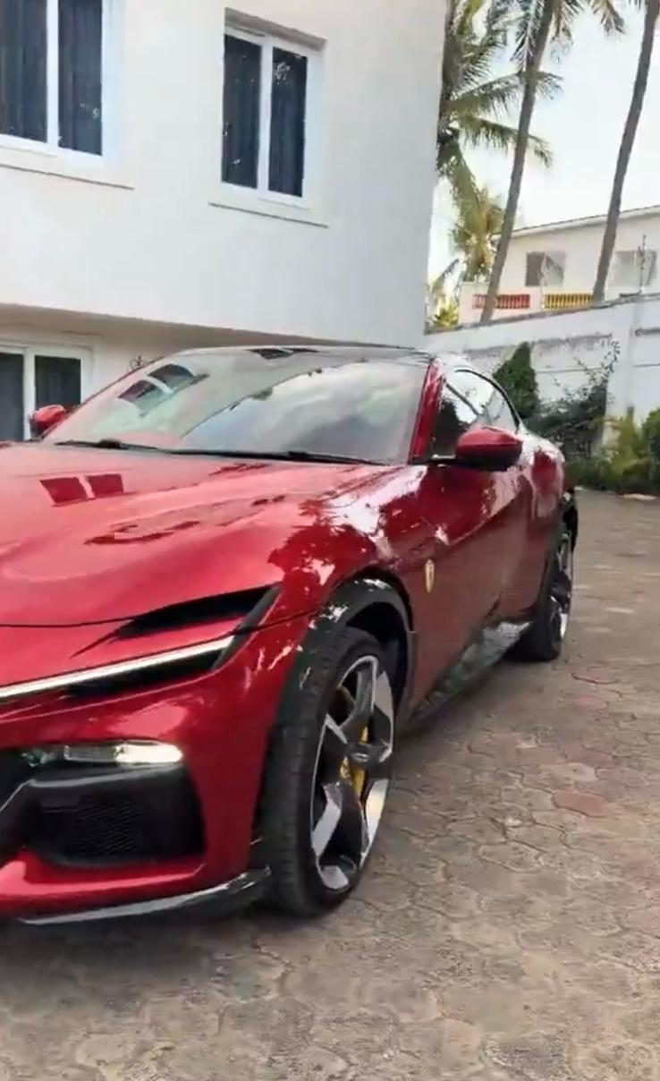 Hassan Joho's Ferrari Purosangue.