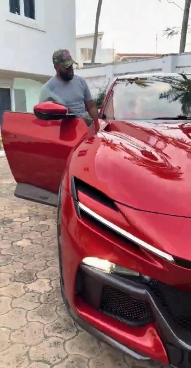Hassan Joho's Ferrari Purosangue.