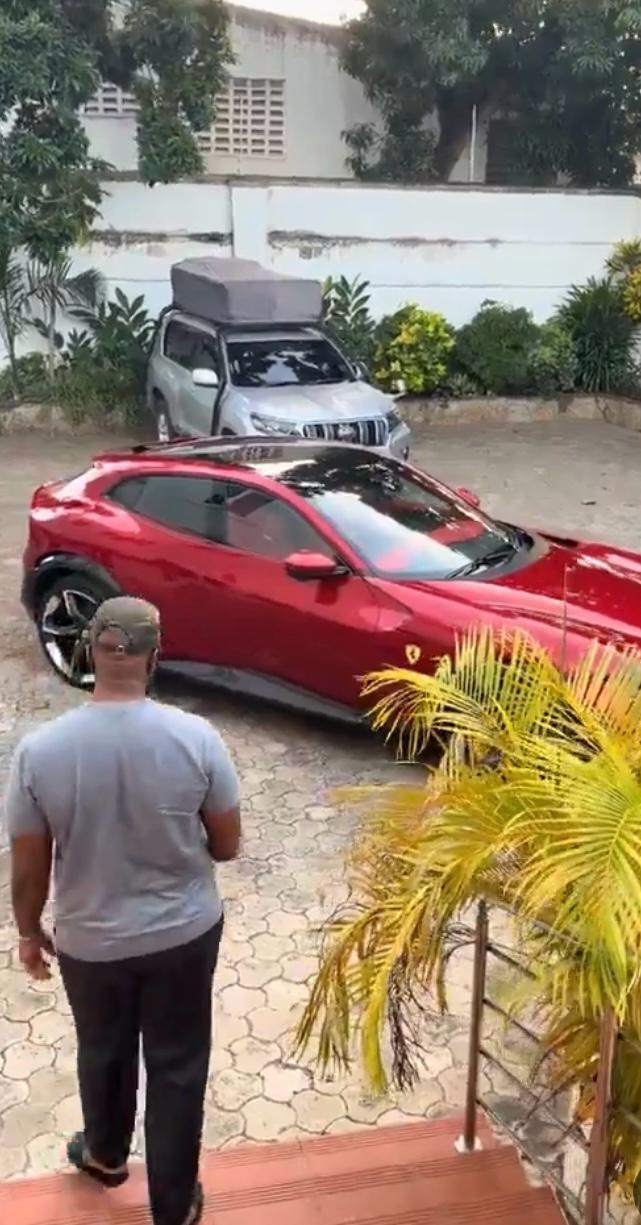 Hassan Joho's Ferrari Purosangue.