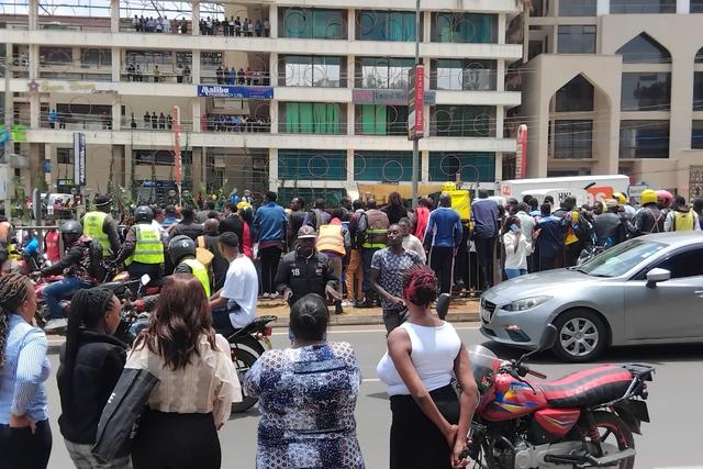 A disturbing incident involving President William Ruto’s motorcade has sparked public outrage after a pedestrian was hit along Ngong Road near Adams Arcade. 