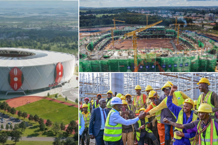 Talanta Stadium takes shape at 40% completion as workers race against time
