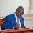 President William Ruto signs a bill into law at State House, Nairobi
