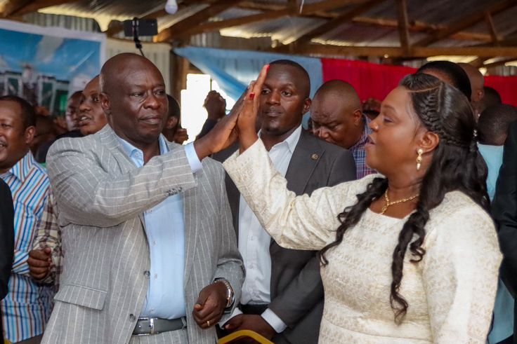 Former Deputy President Rigathi Gachagua and his spouse, Dorcas Gachagua