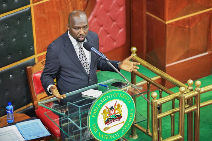 Interior CS Kipchumba Murkomen in the National Assembly