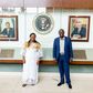 Former Deputy President Rigathi Gachagua and his wife Dorcas in the U.S.