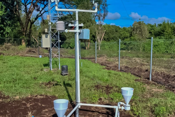A weather station
