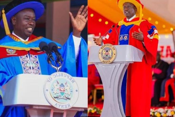 Gachagua’s academic achievements mocked by Ruto & his response to ‘uneducated’ jibe