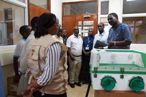 CEO Kemri at the proposed Ebola isolation facility at Alupe Sub-County Hospital. Image(kemri.go.ke)