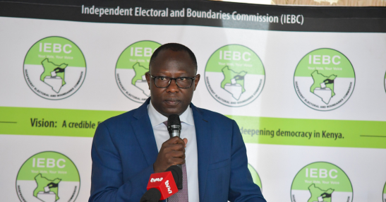 IEBC Chairperson Erastus Ethekon