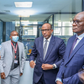 Health CS Aden Duale with Director General of Health Patrick Amoth