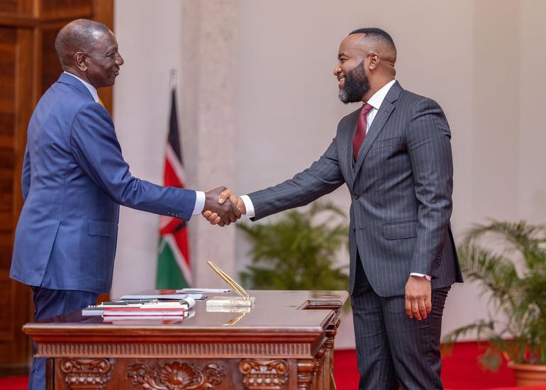 Mining, Blue Economy and Maritime Affairs Cabinet Secretary Hassan Joho