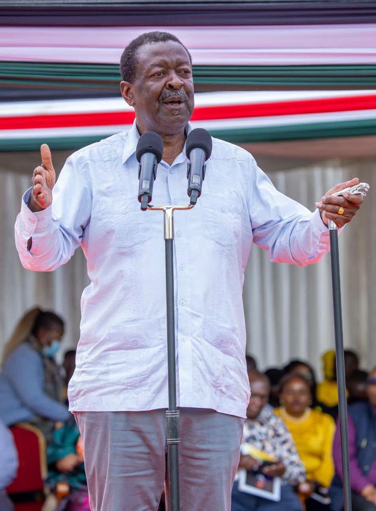 Prime Cabinet Secretary and Foreign Affairs Cabinet Secretary Musalia Mudavadi.