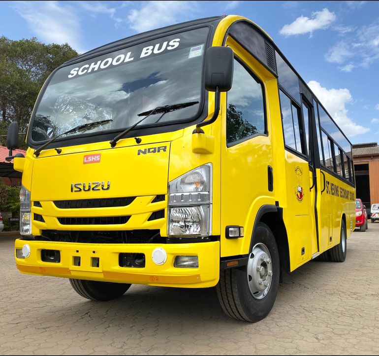 A school bus in Kenya