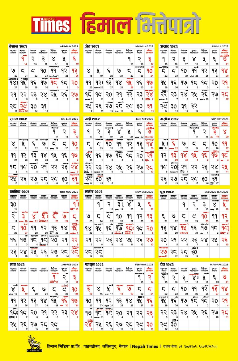 Nepali calendar, now in 2082