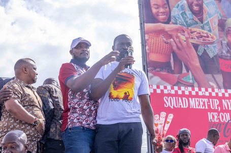 Nairobi Senator Edwin Sifuna addresses a crowd in Kitengela during the 'Linda Mwananchi' tour on Sunday February 15, 2026