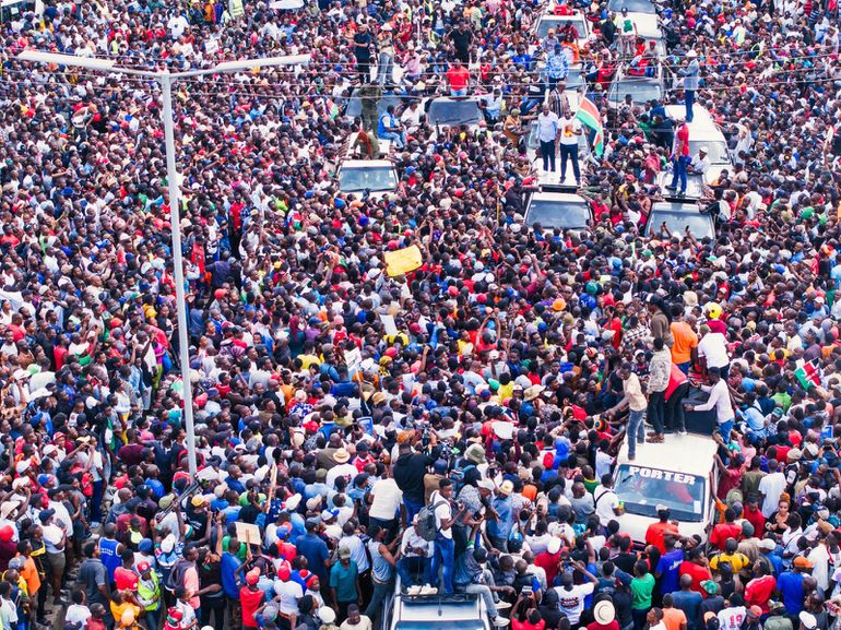 'Linda Mwananchi' tour, spearheaded by Nairobi senator Edwin Sifuna, in Kitengela