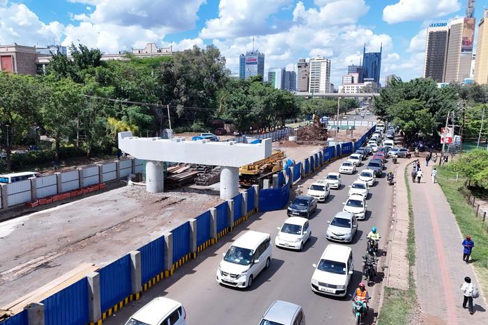 Progress update of the Kenyatta Avenue viaduct construction