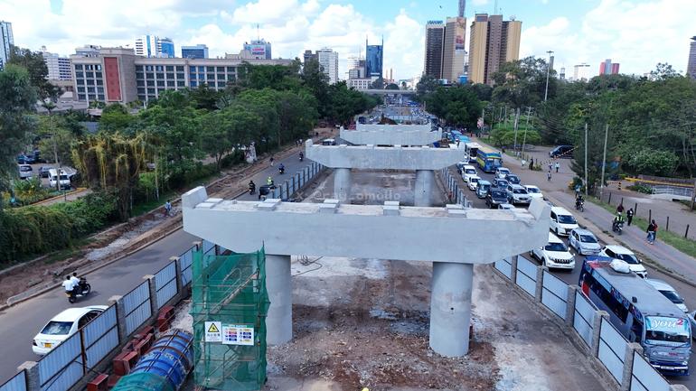 Progress update of the Kenyatta Avenue viaduct construction