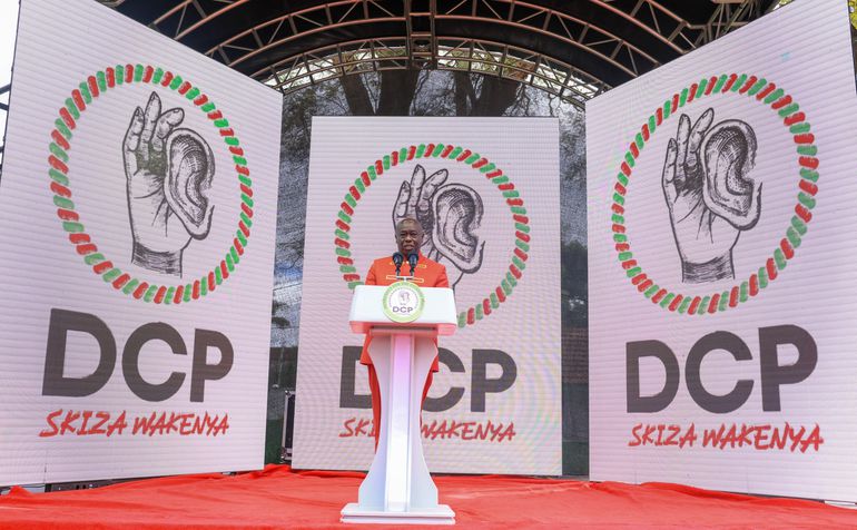 Former Deputy President Rigathi Gachagua has officially launched a new political outfit, Democracy for the Citizens Party (DCP). 