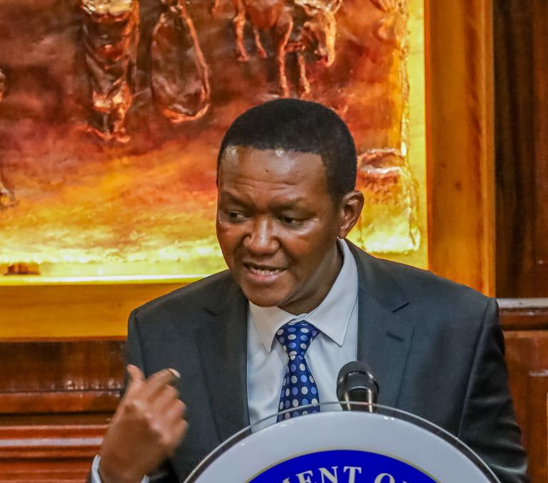 Cabinet Secretary for Labour and Social Protection, Dr. Alfred Mutua