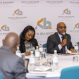 Kenya Bankers Association Chairman (KBA) and KCB Group CEO Paul Russo with KBA Vice Chairperson and Credit Bank CEO Betty Korir
