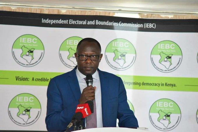 IEBC Chairperson, Erastus Ethekon. Image( IEBC)