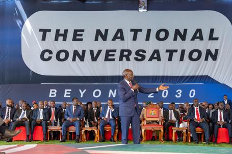 The national conversation launched at the Kenyatta International Convention Centre (KICC) on August 12