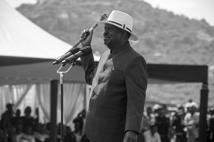 Former Prime Minister and Orange democratic Movement (ODM) party leader Raila Odinga