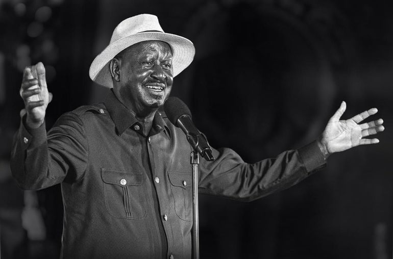 Former Prime Minister Raila Amolo Odinga