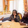 President William Ruto condoles with Ida Odinga at Raila Odinga's residence in Karen
