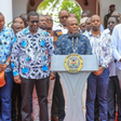 President William Ruto when he held talks with transport stakeholders at State House Mombasa in May 2026