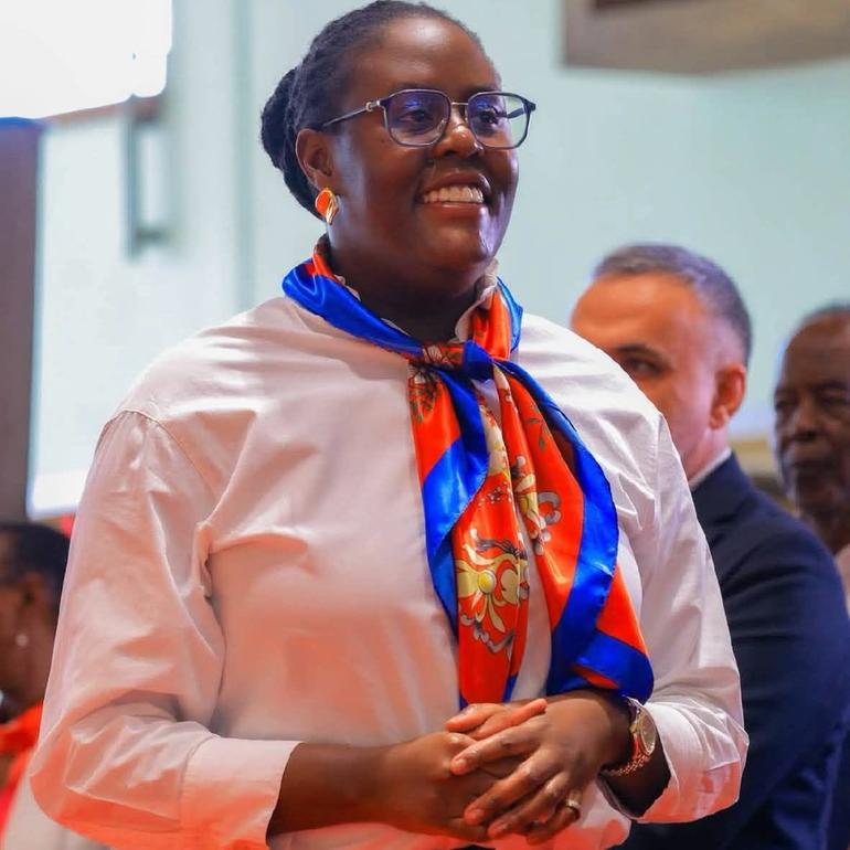 Winnie is the fourth child and last-born daughter of the late former Prime Minister Raila Odinga and Ida Odinga (Image: Files)