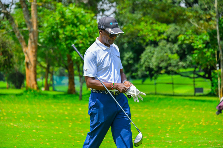 NCBA Group Managing Director John Gachora at the NCBA Golf Series 2026