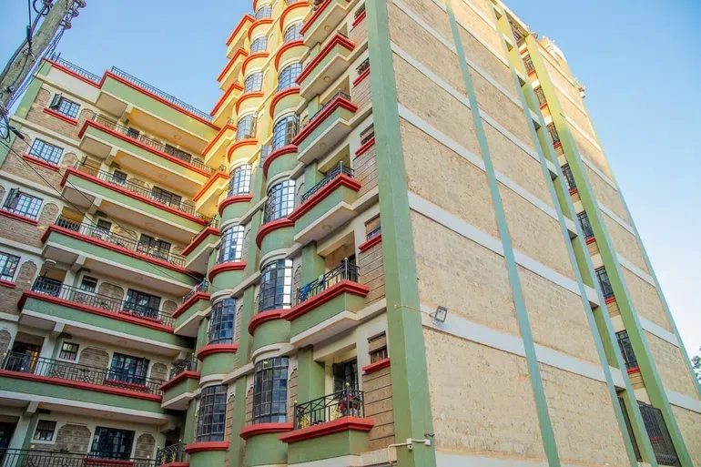 An apartment complex in Nairobi
